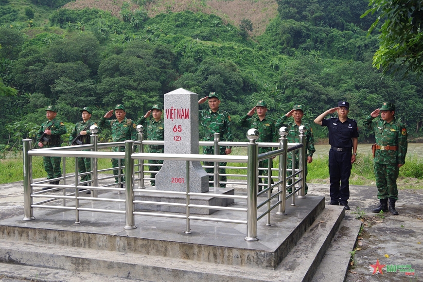 Bộ đội Biên phòng tỉnh Lai Châu phối hợp tuần tra liên hợp chấp pháp trên biên giới