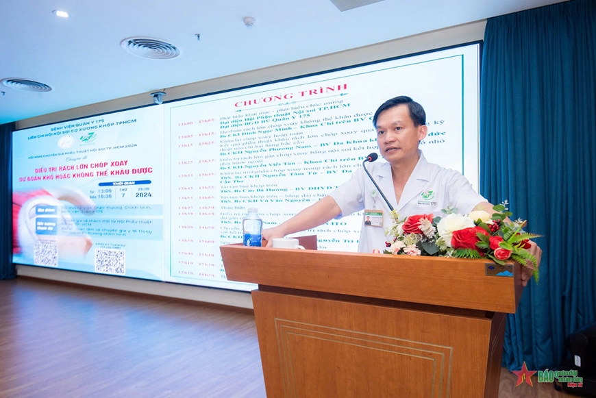 Cập nhật kiến thức, kỹ thuật điều trị mới về rách chóp xoay