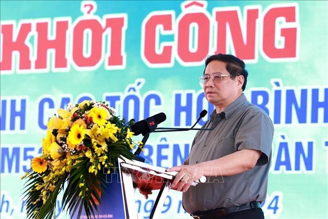 Thủ tướng Phạm Minh Chính dự khởi công cao tốc Hòa Bình – Mộc Châu