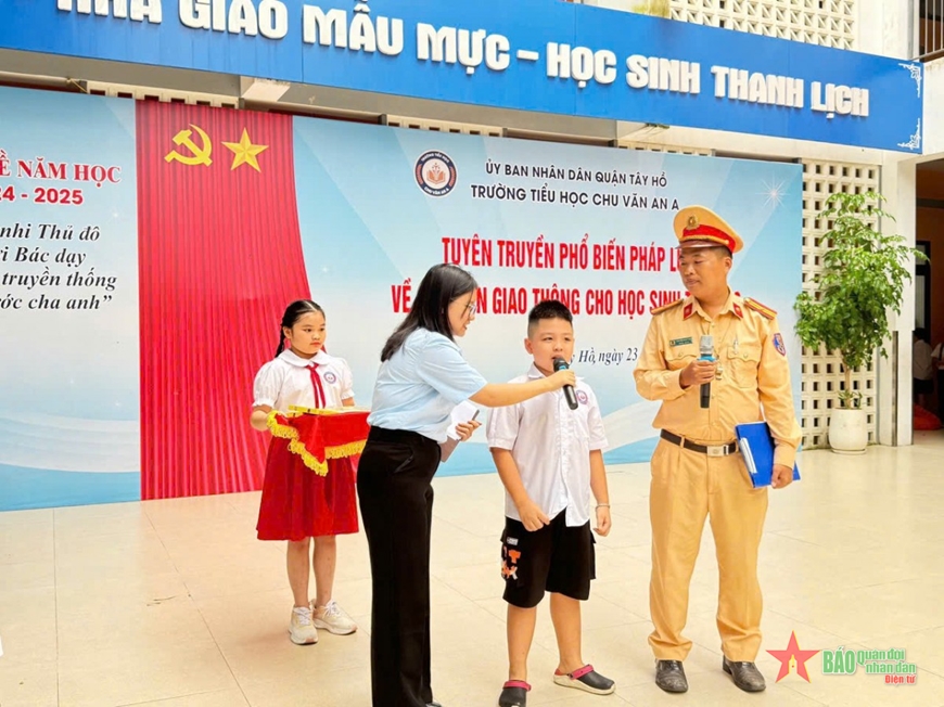 Hà Nội: Nỗ lực giảm thiểu vi phạm giao thông ở lứa tuổi học sinh