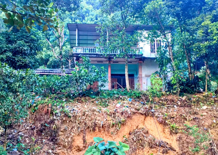 Xã Việt Vinh (Hà Giang) di dời khẩn cấp 46 hộ dân ra khỏi khu vực có nguy cơ sạt lở cao