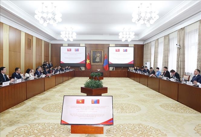 Tổng Bí thư, Chủ tịch nước Tô Lâm hội đàm với Tổng thống Mông Cổ