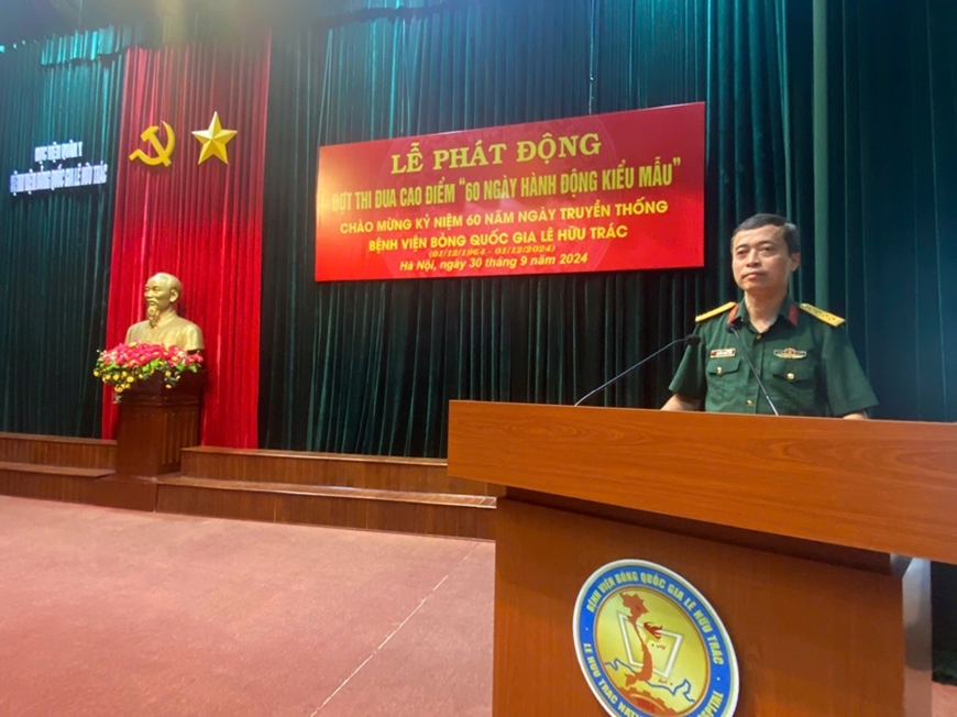 Bệnh viện Bỏng Quốc gia Lê Hữu Trác phát động thi đua cao điểm