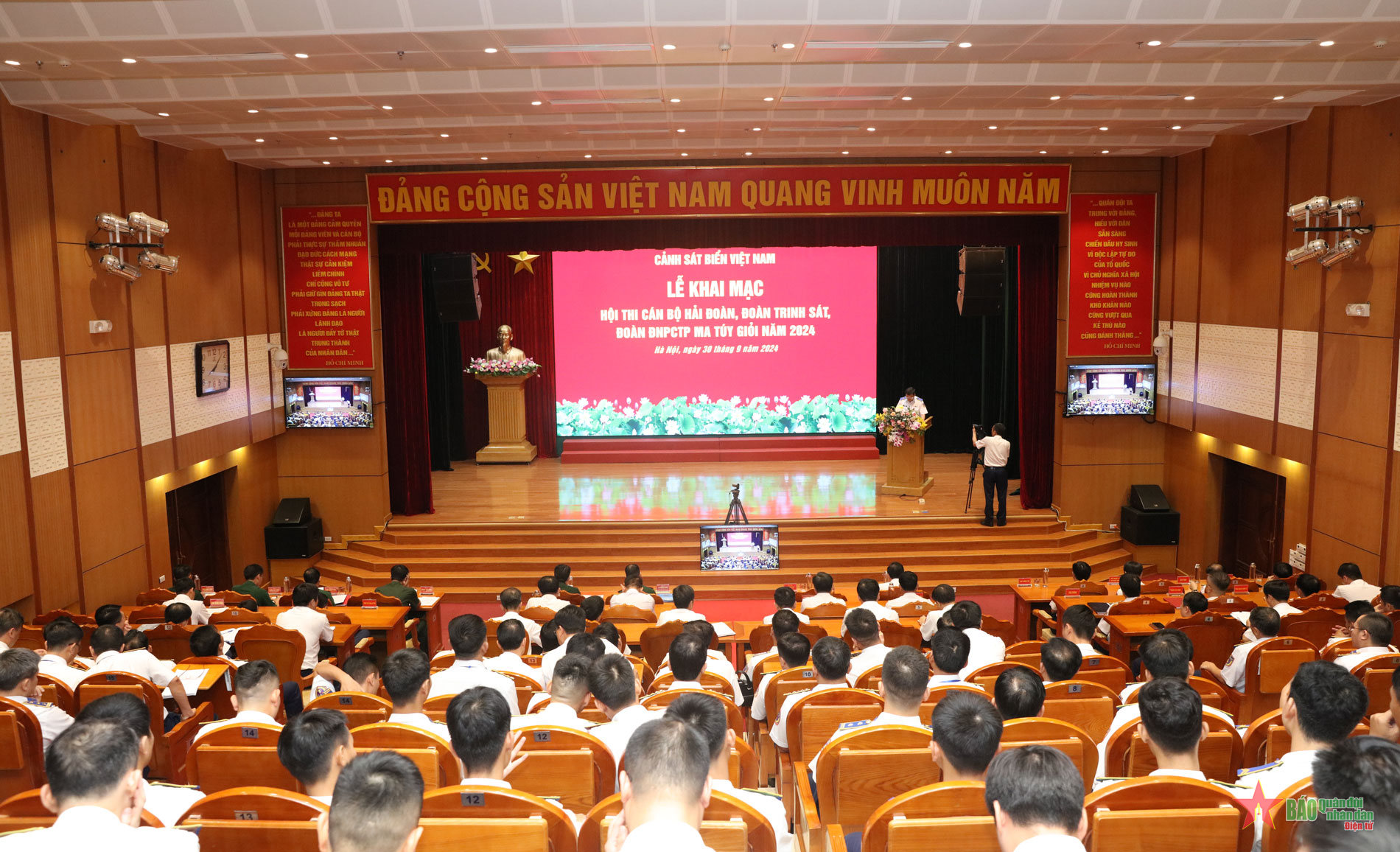 Khai mạc hội thi cán bộ cấp Hải đoàn, Đoàn thuộc Cảnh sát biển năm 2024