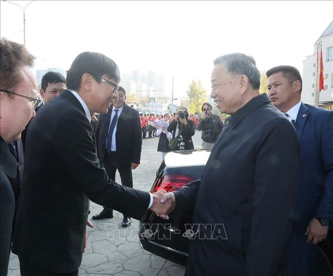 Tổng Bí thư, Chủ tịch nước Tô Lâm thăm Trường mang tên Chủ tịch Hồ Chí Minh tại Mông Cổ