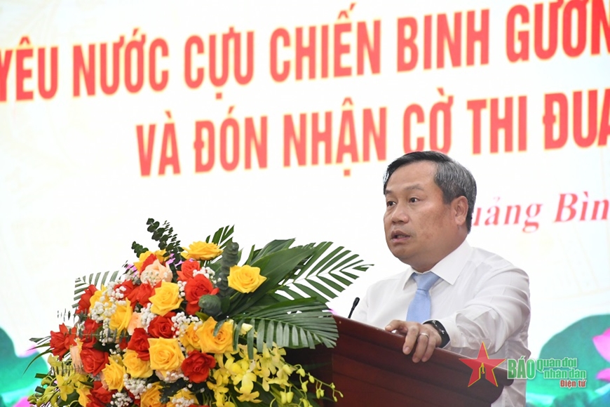 Hội Cựu chiến binh tỉnh Quảng Bình đón nhận Cờ thi đua của Chính phủ