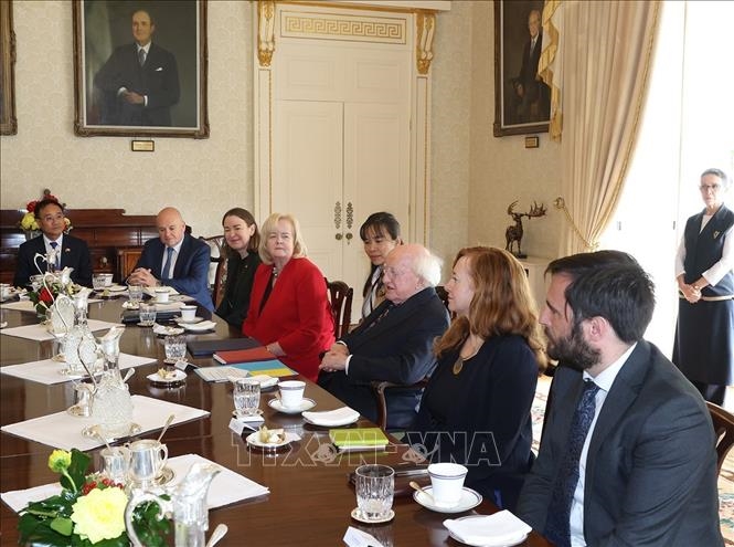Tổng Bí thư, Chủ tịch nước Tô Lâm hội đàm với Tổng thống Ireland Michael D. Higgins