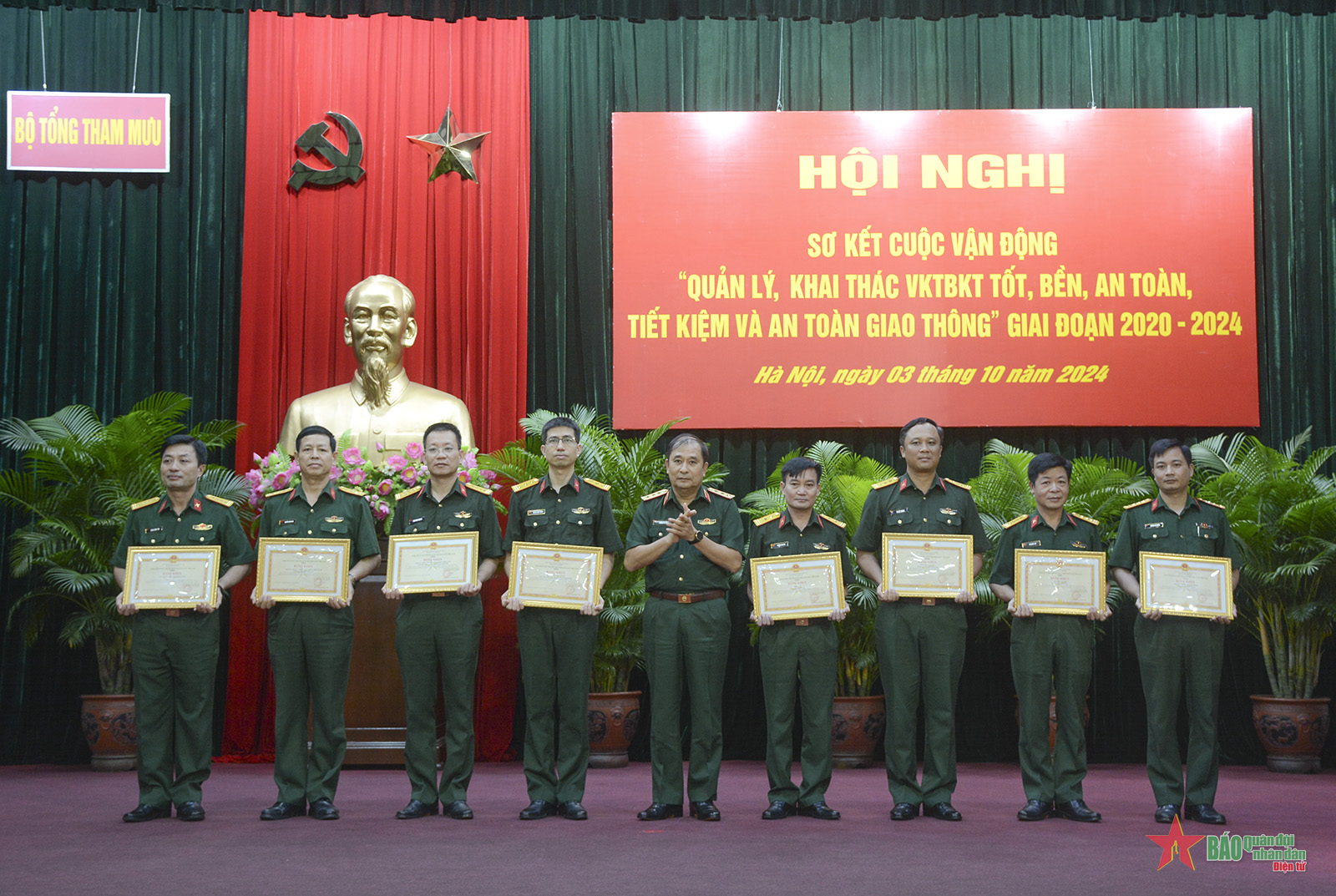 Các cơ quan, đơn vị Bộ Tổng Tham mưu đẩy mạnh chuyển đổi số trong thực hiện Cuộc vận động 50