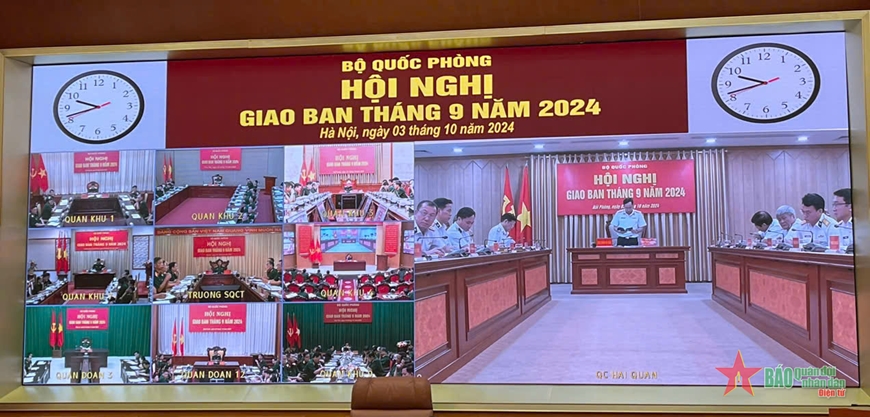 Giao ban Bộ Quốc phòng tháng 9-2024: Quân đội chủ động, kịp thời ứng phó hiệu quả với các tình huống thiên tai khẩn cấp