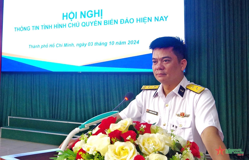 Lữ đoàn 125 phối hợp thực hiện công tác tuyên truyền biển, đảo cho sinh viên Lữ đoàn 125 phối hợp thực hiện công tác tuyên truyền biển, đảo cho sinh viên