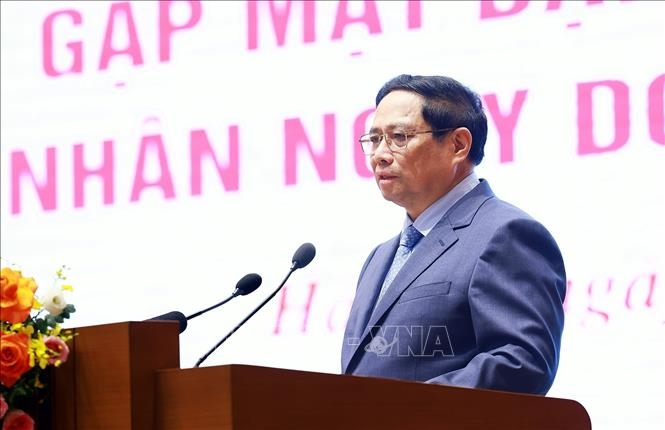 Thủ tướng Phạm Minh Chính chủ trì gặp mặt doanh nghiệp nhân Ngày Doanh nhân Việt Nam