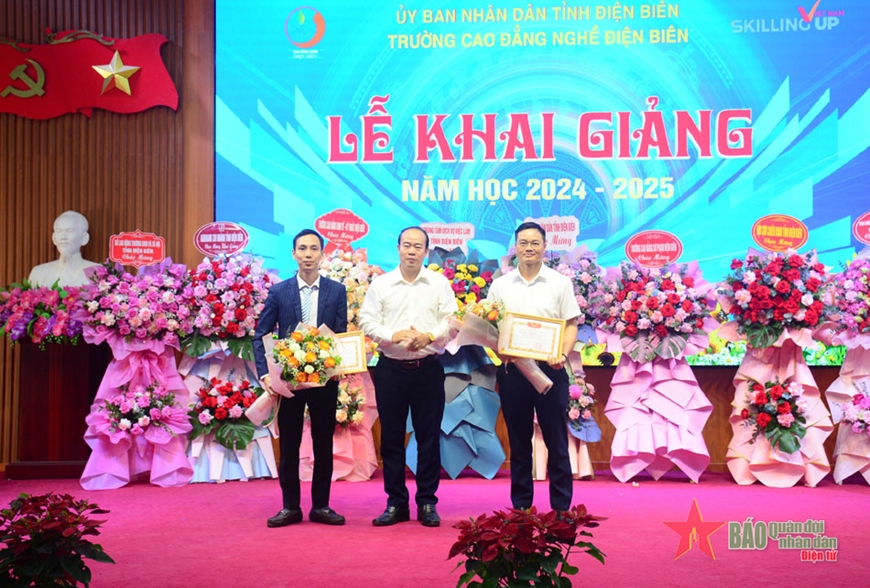 Trường Cao đẳng nghề Điện Biên khai giảng năm học mới