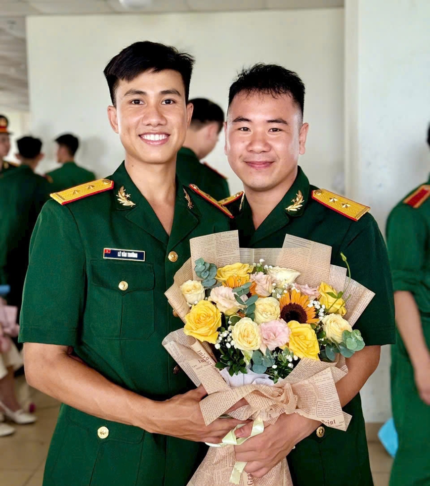 Trung úy Lê Văn Trường: Thủ khoa xuất sắc với khát vọng cống hiến