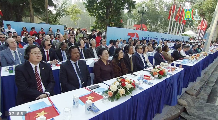 Hùng tráng “Ngày hội Văn hóa vì hòa bình” chào mừng kỷ niệm 70 năm Ngày Giải phóng Thủ đô