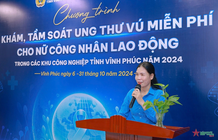 Vĩnh Phúc khám, xét nghiệm tầm soát ung thư miễn phí cho nữ công nhân lao động