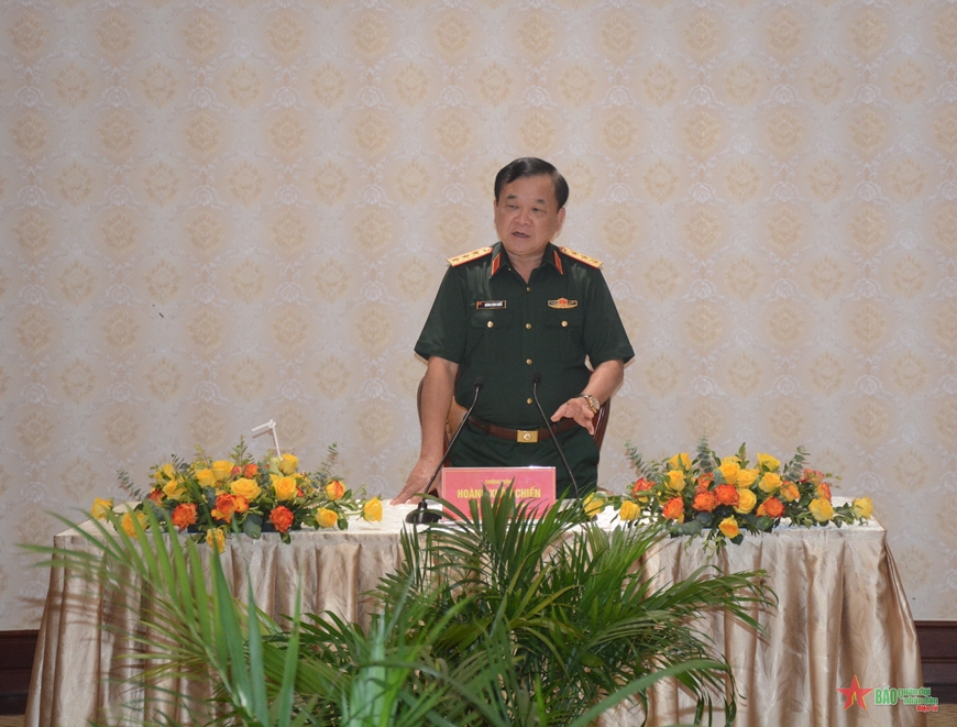 Thượng tướng Hoàng Xuân Chiến yêu cầu các sĩ quan mũ nồi xanh tiếp tục lan tỏa hình ảnh Bộ đội Cụ Hồ​