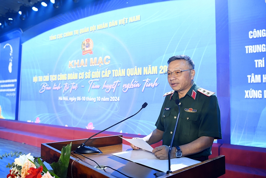 Khai mạc Hội thi Chủ tịch công đoàn cơ sở giỏi cấp toàn quân