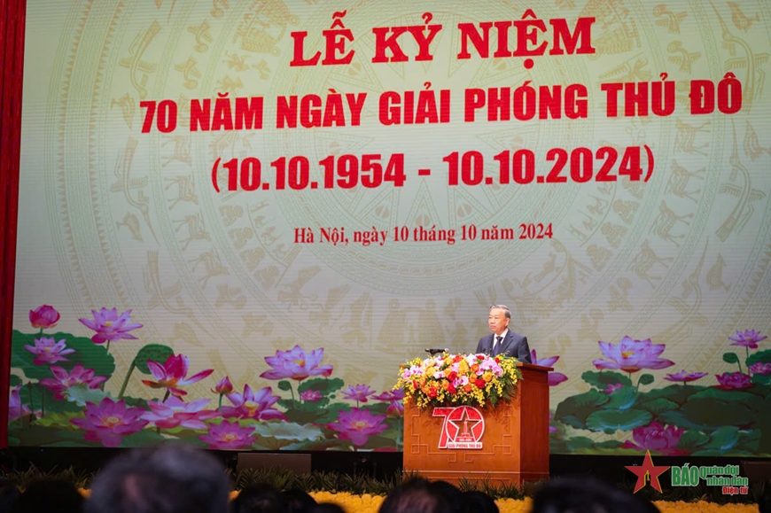 Tổ chức trọng thể Lễ kỷ niệm 70 năm Ngày Giải phóng Thủ đô