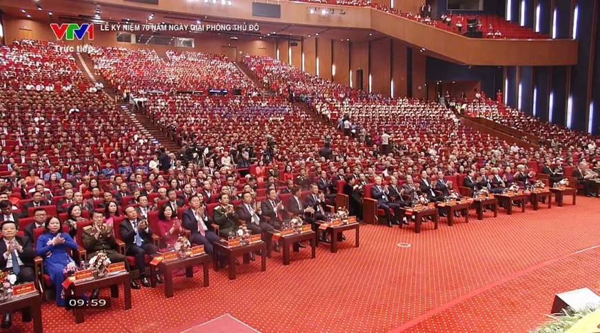 Tổ chức trọng thể Lễ kỷ niệm 70 năm Ngày Giải phóng Thủ đô