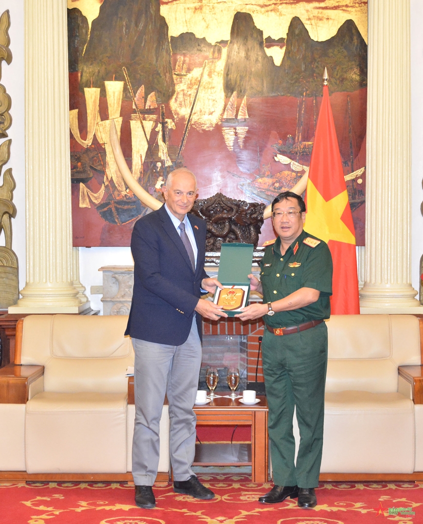 Thượng tướng Phạm Hoài Nam tiếp Chủ tịch Hội đồng Thương mại Thổ Nhĩ Kỳ - Việt Nam