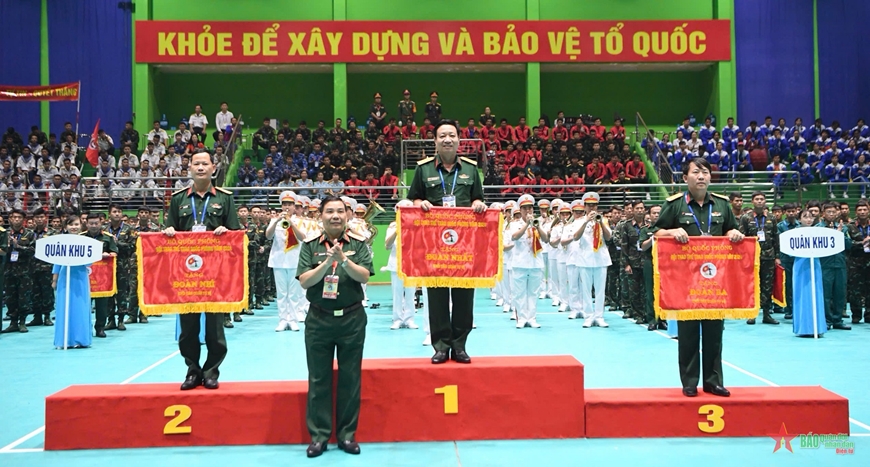 Hội thao Thể thao quốc phòng năm 2024: Quân khu 1 nhất toàn quân
