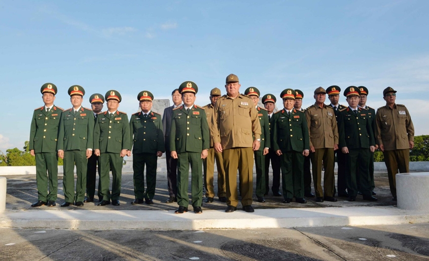 Một số hình ảnh hoạt động của Thượng tướng Trịnh Văn Quyết và đoàn đại biểu chính trị cấp cao Quân đội nhân dân Việt Nam tại Cuba