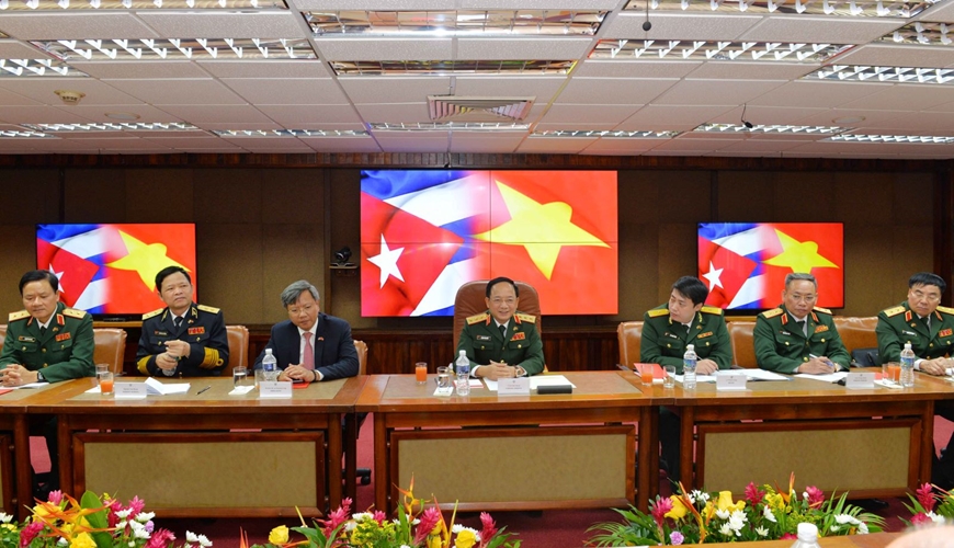 Một số hình ảnh hoạt động của Thượng tướng Trịnh Văn Quyết và đoàn đại biểu chính trị cấp cao Quân đội nhân dân Việt Nam tại Cuba