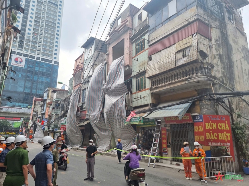 Hà Nội: Giải phóng mặt bằng mở rộng phố Nguyễn Tuân