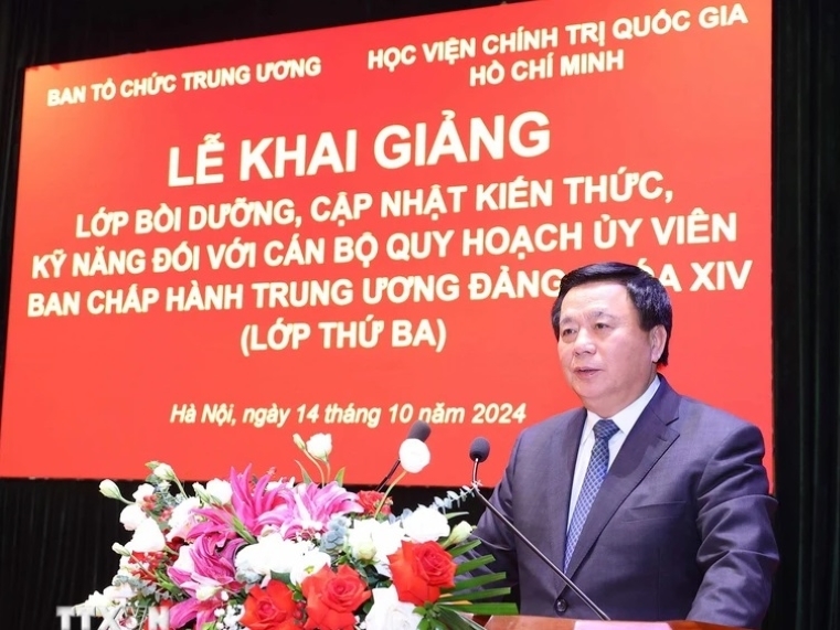 Tổng Bí thư, Chủ tịch nước Tô Lâm dự khai giảng Lớp bồi dưỡng cán bộ quy hoạch Ủy viên Trung ương Đảng khóa XIV
