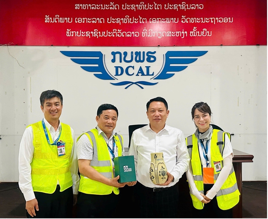 Tổng công ty Cảng hàng không Việt Nam hỗ trợ Lào bảo đảm công tác phục vụ Hội nghị Cấp cao ASEAN