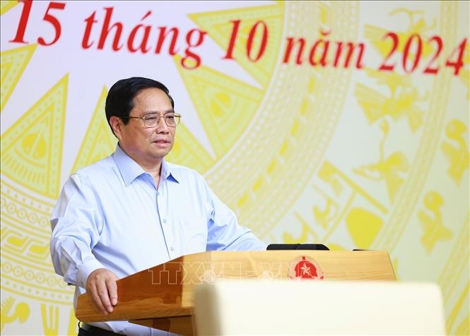 Thủ tướng Phạm Minh Chính và Chủ tịch Quốc hội Trần Thanh Mẫn đồng chủ trì Hội nghị chuẩn bị Kỳ họp thứ tám