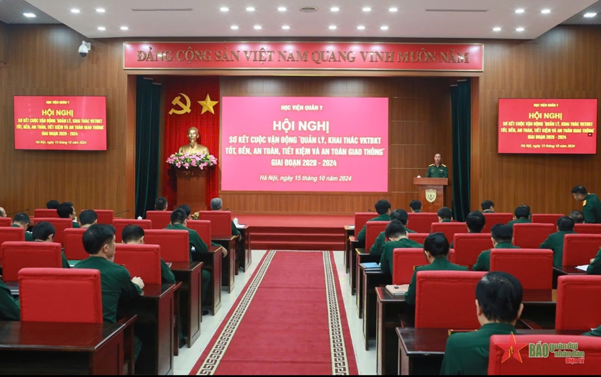 Học viện Quân y sơ kết thực hiện Cuộc vận động 50 giai đoạn 2020-2024