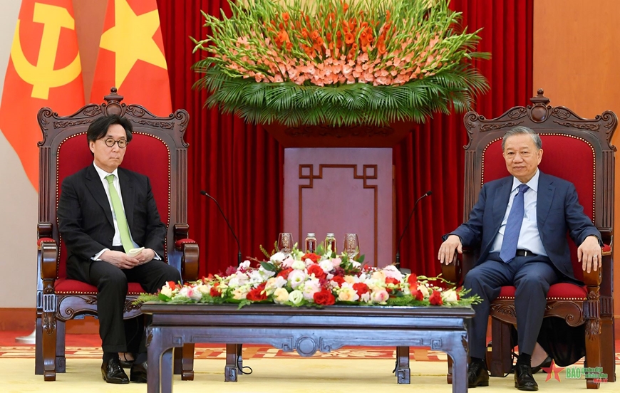 Tổng Bí thư, Chủ tịch nước Tô Lâm tiếp Cố vấn đặc biệt về ngoại giao, an ninh của Tổng thống Hàn Quốc