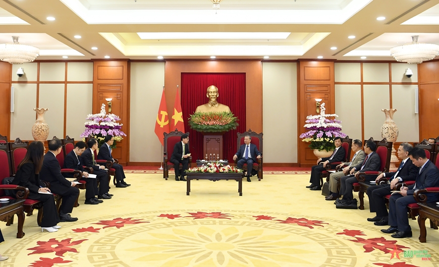 Tổng Bí thư, Chủ tịch nước Tô Lâm tiếp Cố vấn đặc biệt về ngoại giao, an ninh của Tổng thống Hàn Quốc