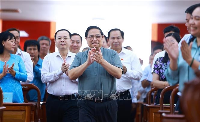 Thủ tướng Phạm Minh Chính tiếp xúc cử tri thành phố Cần Thơ