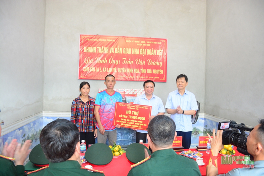 Cục Hậu cần, Tổng cục Chính trị khánh thành nhà “Đại đoàn kết”