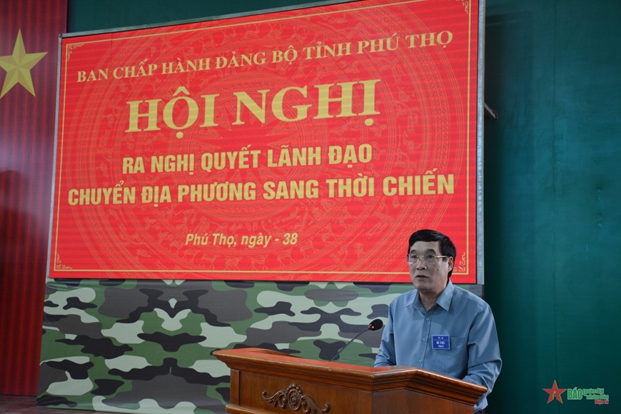 Khai mạc diễn tập khu vực phòng thủ tỉnh Phú Thọ năm 2024