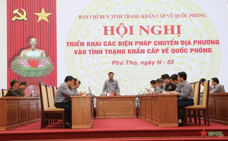 Khai mạc diễn tập khu vực phòng thủ tỉnh Phú Thọ năm 2024