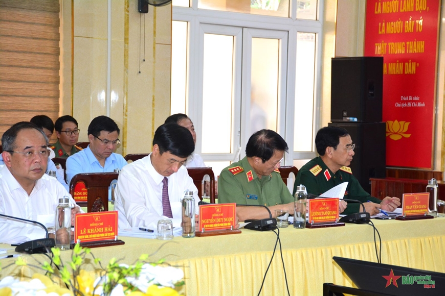 Tổng Bí thư, Chủ tịch nước Tô Lâm làm việc với Thường vụ Tỉnh ủy Quảng Trị