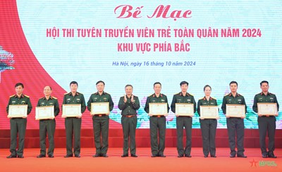 View - 	Hội thi tuyên truyền viên trẻ toàn quân năm 2024 thành công tốt đẹp