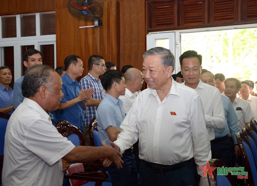 Tổng Bí thư, Chủ tịch nước Tô Lâm tiếp xúc cử tri Hưng Yên trước kỳ họp thứ tám, Quốc hội khóa XV