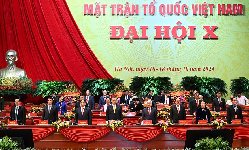 Toàn văn phát biểu chỉ đạo của Tổng Bí thư, Chủ tịch nước Tô Lâm tại Đại hội đại biểu toàn quốc Mặt trận Tổ quốc Việt Nam lần thứ X, nhiệm kỳ 2024-2029