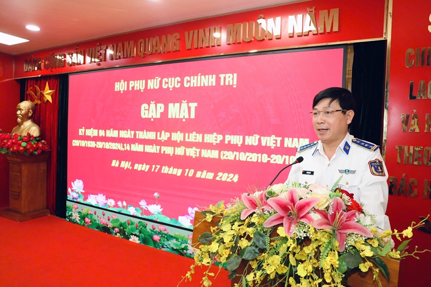 Hội Phụ nữ Cục Chính trị Cảnh sát biển kỷ niệm 94 năm Ngày thành lập Hội Liên hiệp Phụ nữ Việt Nam