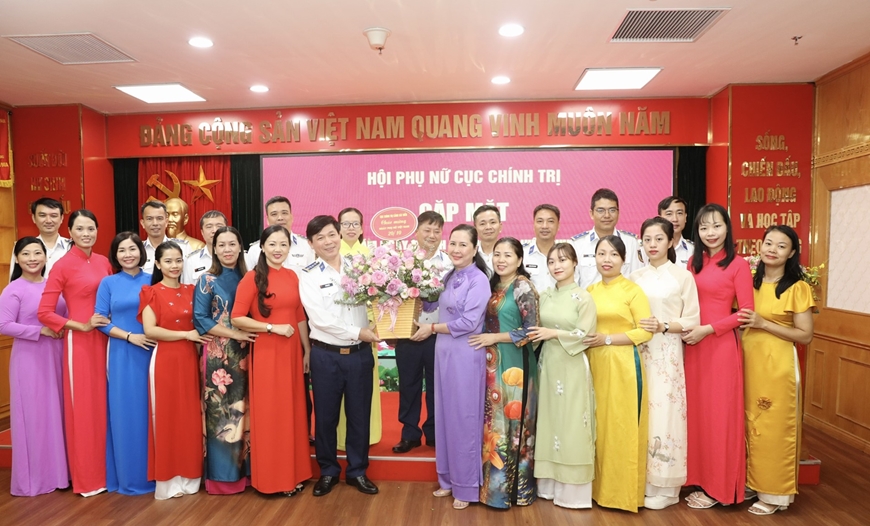 Hội Phụ nữ Cục Chính trị Cảnh sát biển kỷ niệm 94 năm Ngày thành lập Hội Liên hiệp Phụ nữ Việt Nam