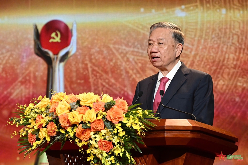 Tổng Bí thư, Chủ tịch nước Tô Lâm dự Lễ trao giải Cuộc thi chính luận về bảo vệ nền tảng tư tưởng của Đảng lần thứ tư, năm 2024