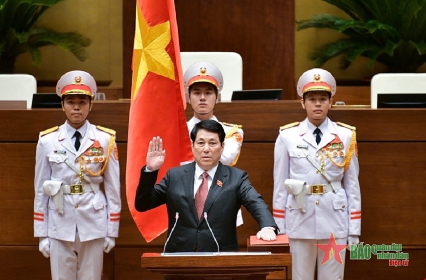 Thư chúc mừng đồng chí Lương Cường được bầu giữ chức Chủ tịch nước Cộng hòa xã hội chủ nghĩa Việt Nam