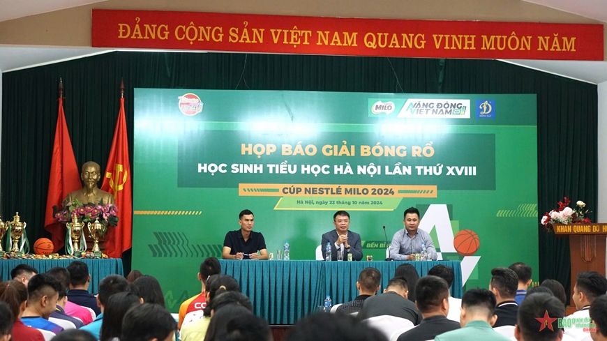 Giải bóng rổ học sinh Tiểu học Hà Nội 2024 quy tụ 154 đội bóng