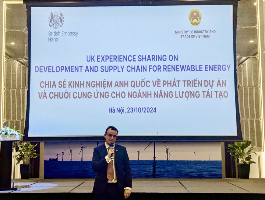 Doanh nghiệp Anh tìm hiểu cơ hội thị trường và đối tác trong lĩnh vực năng lượng sạch tại Việt Nam