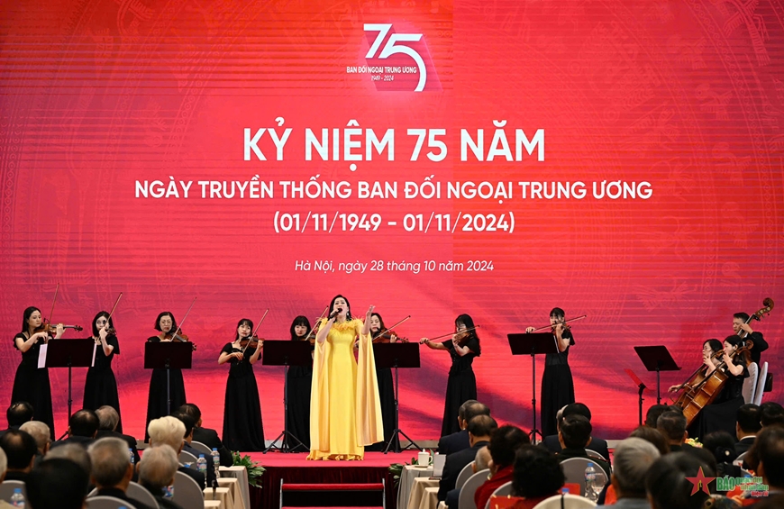 Tổng Bí thư Tô Lâm dự Lễ kỷ niệm 75 năm Ngày truyền thống Ban Đối ngoại Trung ương