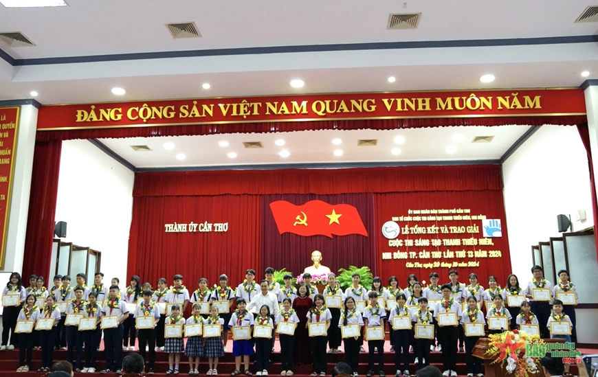 Cần Thơ: Tổng kết và trao giải Cuộc thi sáng tạo thanh thiếu niên, nhi đồng lần thứ 13